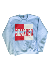 Load image into Gallery viewer, Red &amp; White Scarred Split Sweatshirt
