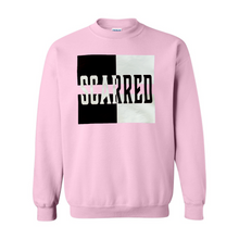 Load image into Gallery viewer, Black &amp; White Scarred Split Crewneck Sweatshirt
