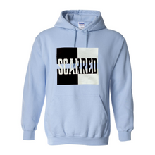 Load image into Gallery viewer, Black &amp; White Scarred Split Hoodie
