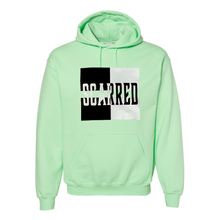 Load image into Gallery viewer, Black &amp; White Scarred Split Hoodie
