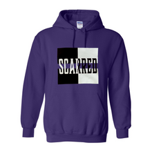 Load image into Gallery viewer, Black &amp; White Scarred Split Hoodie
