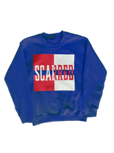 Load image into Gallery viewer, Red &amp; White Scarred Split Sweatshirt
