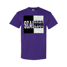 Load image into Gallery viewer, Black &amp; White Scarred Split Tee
